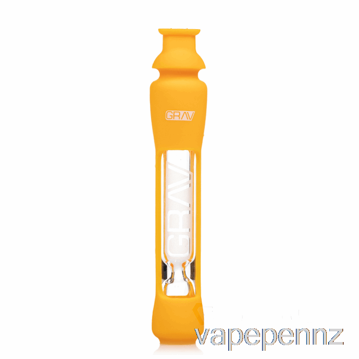 GRAV 12mm Taster with Silicone Skin Mustard Yellow VAPE NZ
